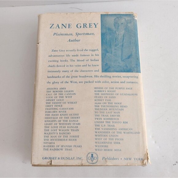 Vintage Zane Grey Wildfire Novel 1945 Hardcover Book Dust Jacket - Picture 9 of 9